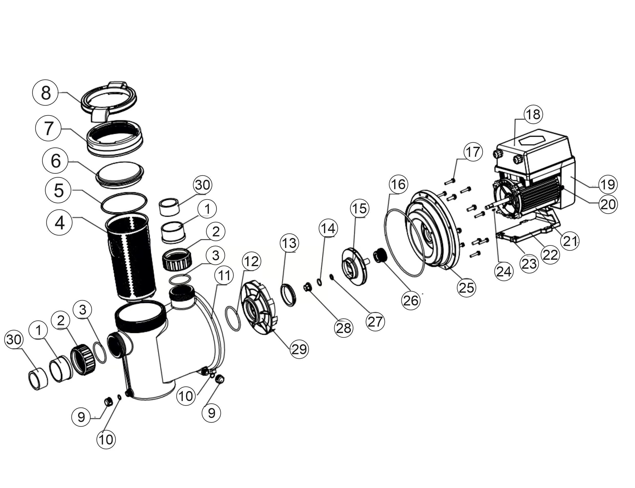Original exploded view: Rapid X20 sWP