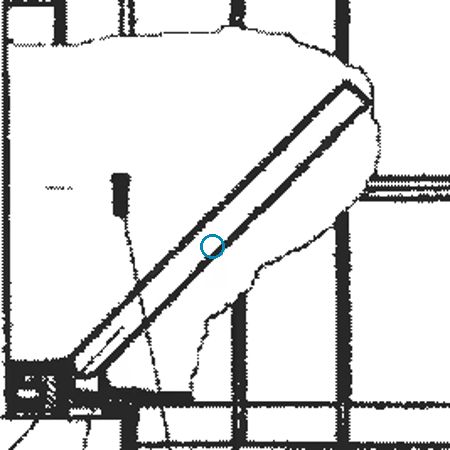 Dvířka skimmeru V20 / V30 – E103006