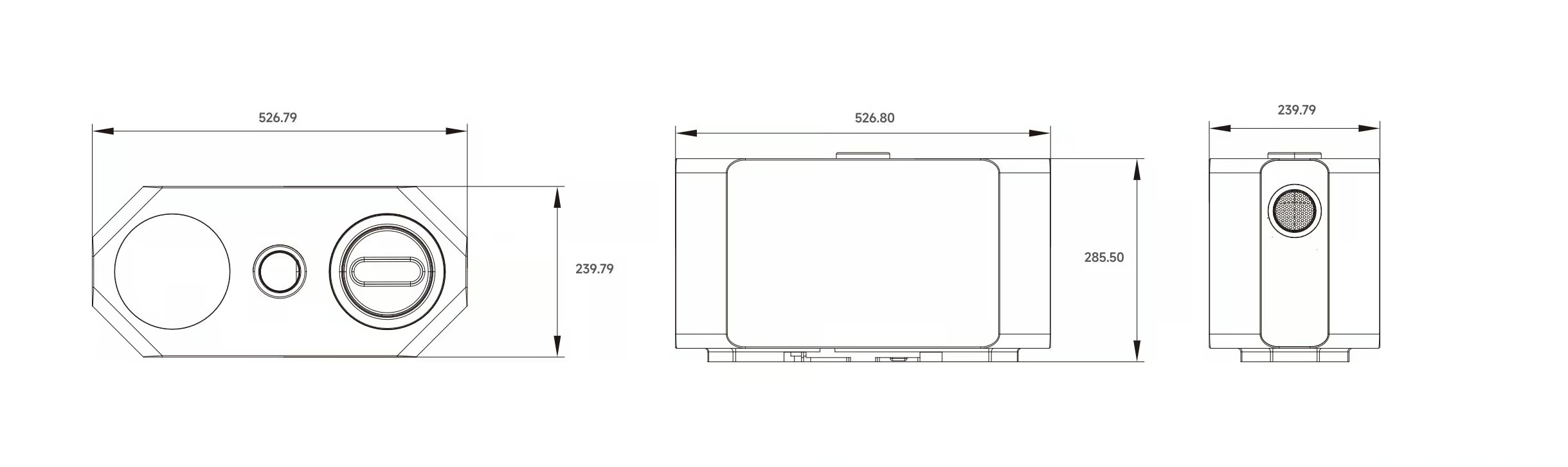 Filtrační čerpadlo VICTOR 1,0 kW - RAPID X20 – rozměry